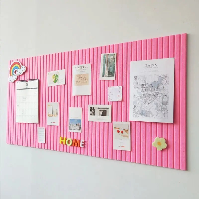 Stylish Thick Decorative Felt Board with DIY Wall Stickers