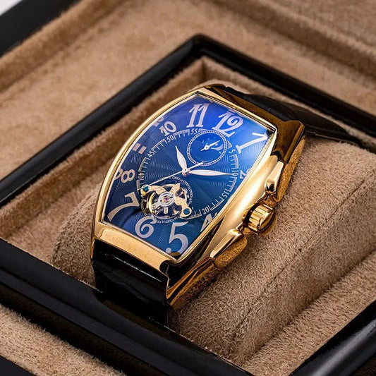 Luxury Automatic Tourbillon Skeleton Mechanical Watch