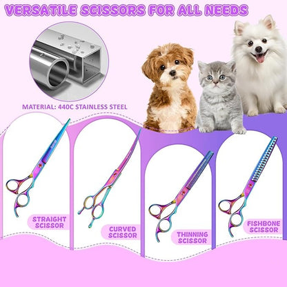 Professional Pet Grooming - 7 Piece Set