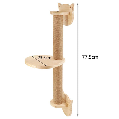 Wall Mounted Cat Climbing and Resting Systems