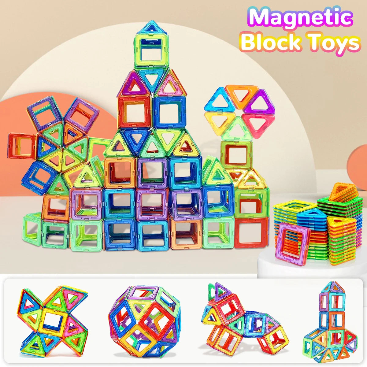 Magnetic Building Blocks - Educational STEM Construction Toys
