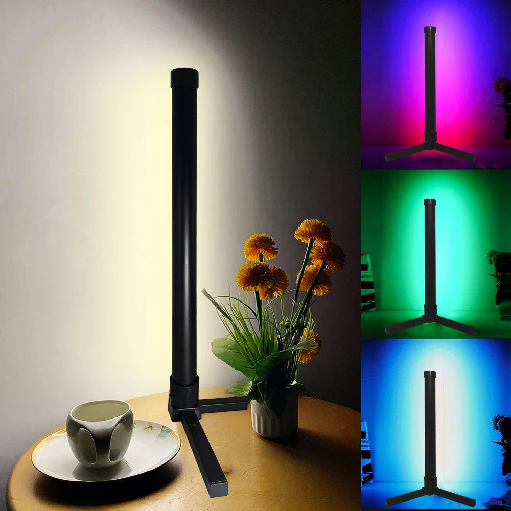 Space Saving Smart RGB LED Corner Floor Lamp
