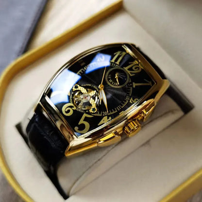 Luxury Automatic Tourbillon Skeleton Mechanical Watch