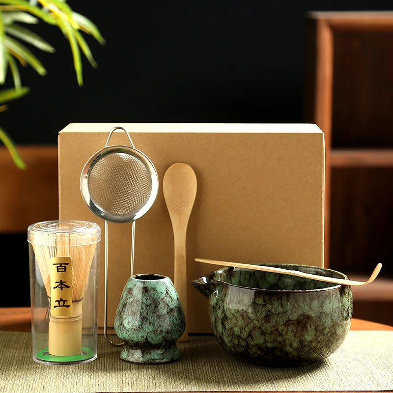 Complete Japanese Traditional Matcha Tea Set