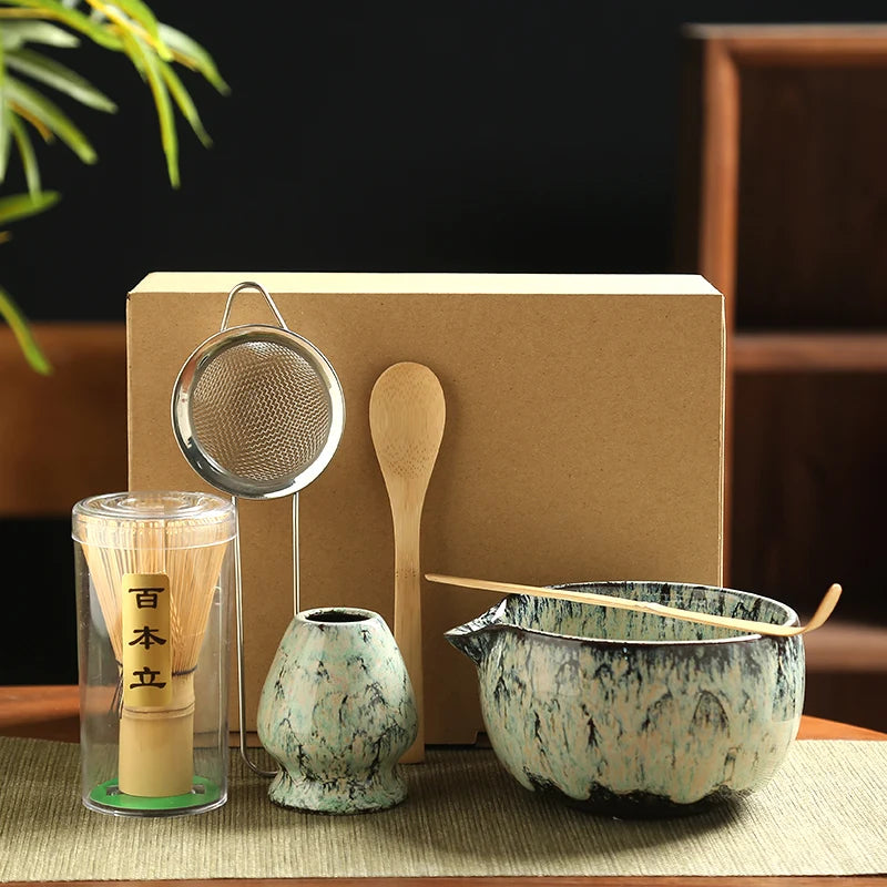 Complete Japanese Traditional Matcha Tea Set