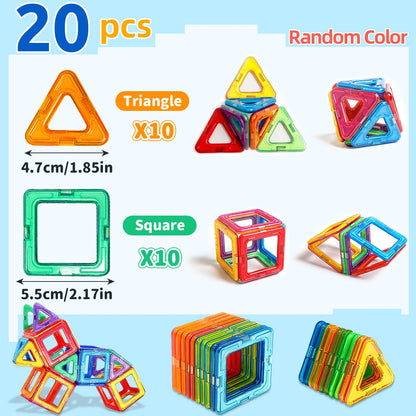Magnetic Building Blocks - Educational STEM Construction Toys