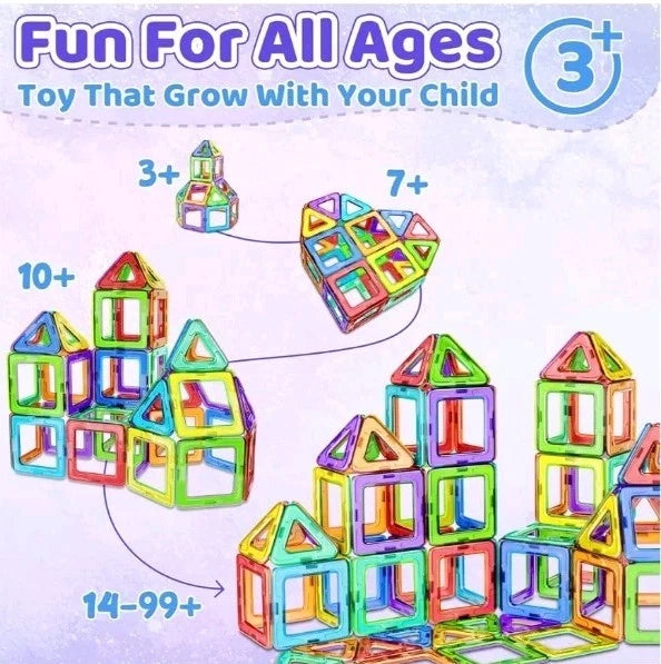 Magnetic Building Blocks - Educational STEM Construction Toys