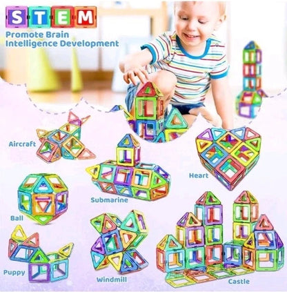 Magnetic Building Blocks - Educational STEM Construction Toys